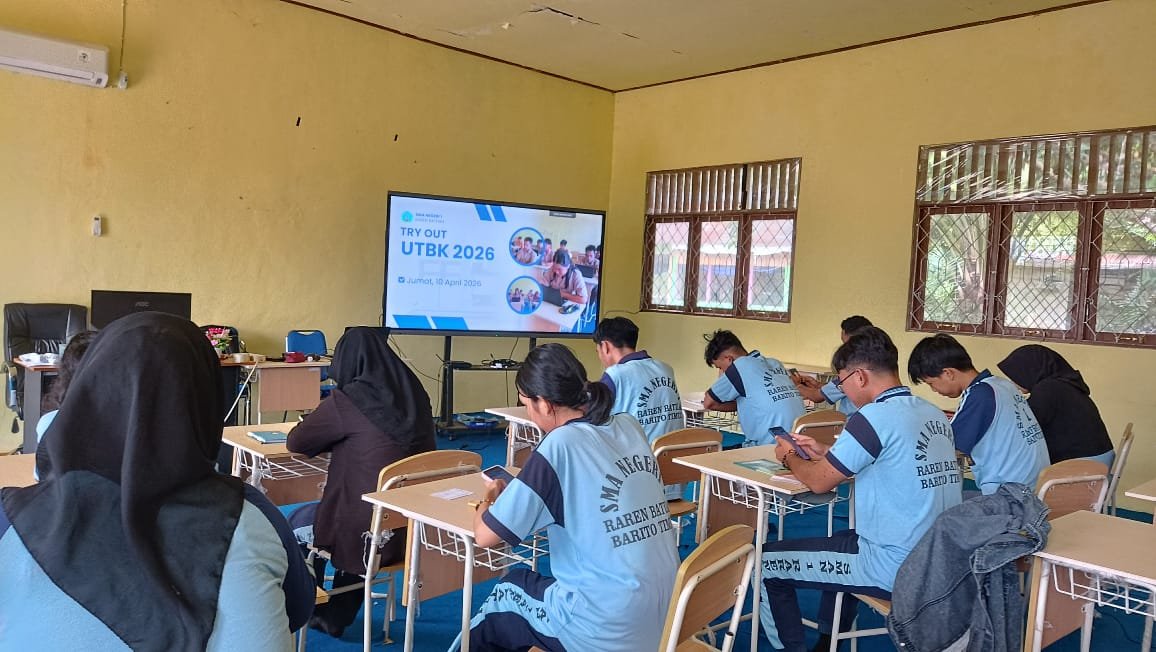 MELALUI TRY OUT UTBK 2026, SMAN 1 RAREN BATUAH BIDIK KELULUSAN SNBT-UTBK PADA KAMPUS NEGERI